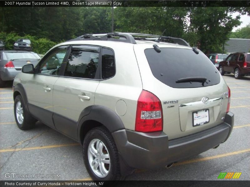 Desert Sage Metallic / Gray 2007 Hyundai Tucson Limited 4WD