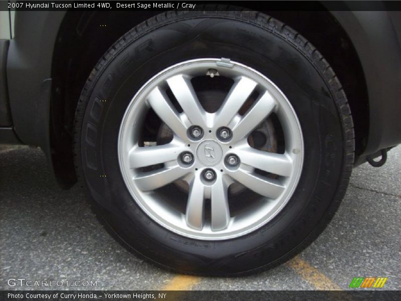 Desert Sage Metallic / Gray 2007 Hyundai Tucson Limited 4WD