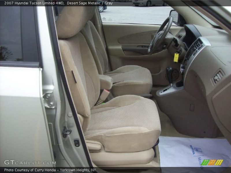 Desert Sage Metallic / Gray 2007 Hyundai Tucson Limited 4WD