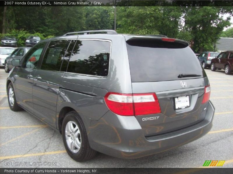Nimbus Gray Metallic / Gray 2007 Honda Odyssey EX-L