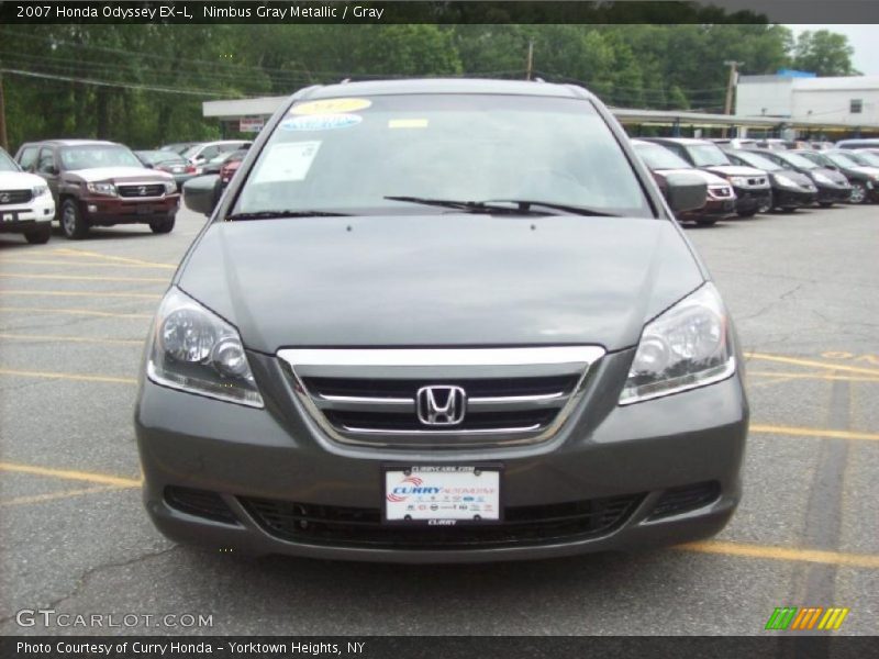 Nimbus Gray Metallic / Gray 2007 Honda Odyssey EX-L