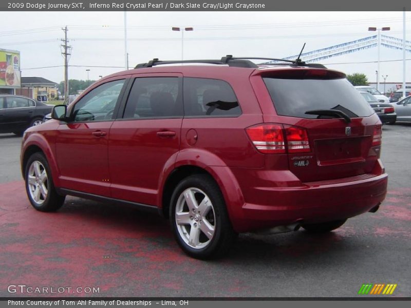 Inferno Red Crystal Pearl / Dark Slate Gray/Light Graystone 2009 Dodge Journey SXT