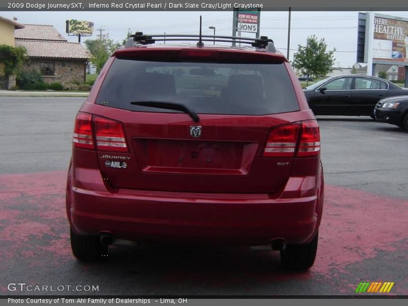 Inferno Red Crystal Pearl / Dark Slate Gray/Light Graystone 2009 Dodge Journey SXT