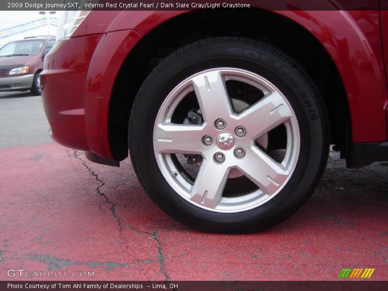 Inferno Red Crystal Pearl / Dark Slate Gray/Light Graystone 2009 Dodge Journey SXT