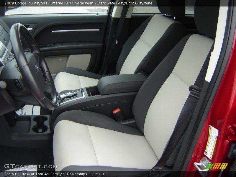 Inferno Red Crystal Pearl / Dark Slate Gray/Light Graystone 2009 Dodge Journey SXT