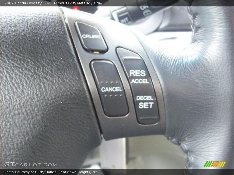 Nimbus Gray Metallic / Gray 2007 Honda Odyssey EX-L