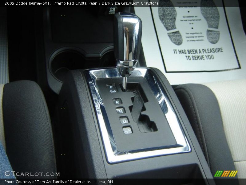 Inferno Red Crystal Pearl / Dark Slate Gray/Light Graystone 2009 Dodge Journey SXT