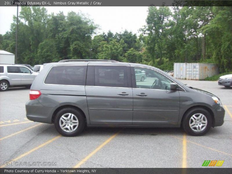 Nimbus Gray Metallic / Gray 2007 Honda Odyssey EX-L