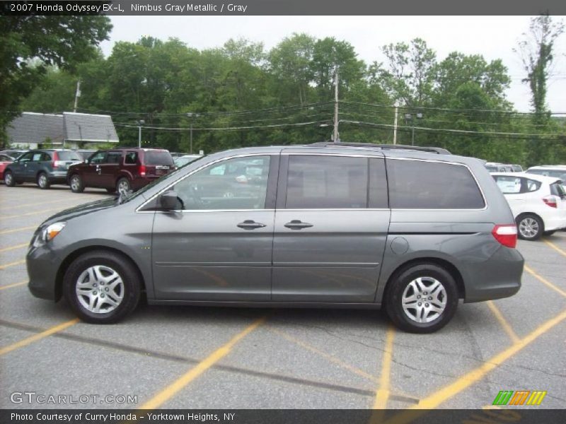 Nimbus Gray Metallic / Gray 2007 Honda Odyssey EX-L