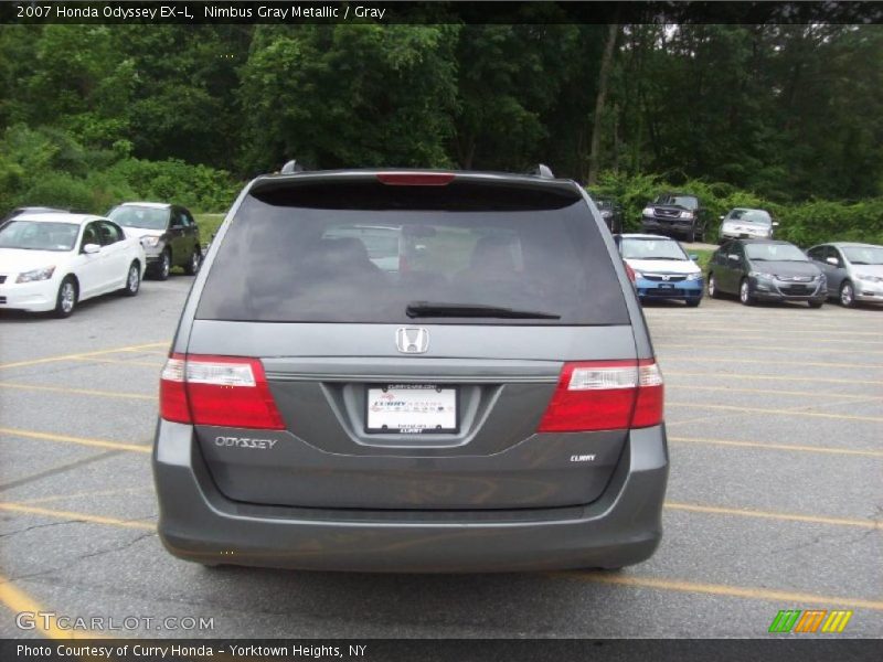 Nimbus Gray Metallic / Gray 2007 Honda Odyssey EX-L
