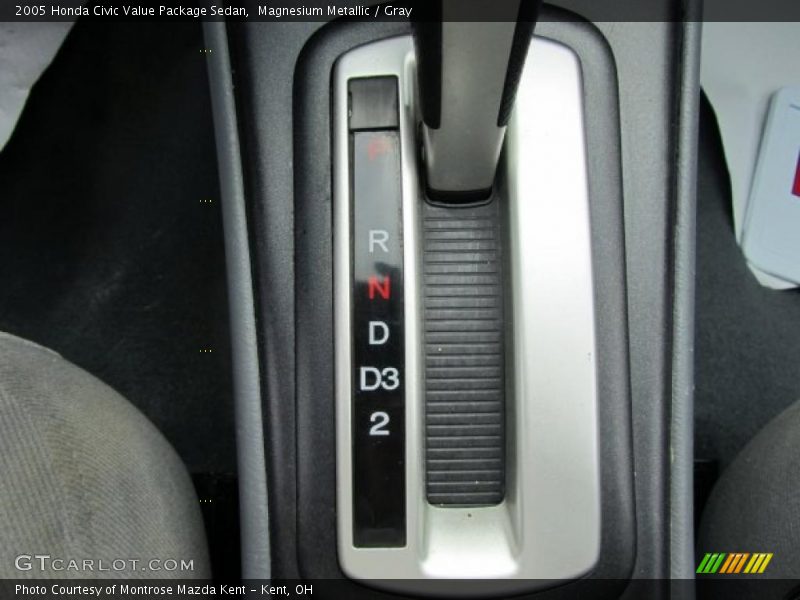 Magnesium Metallic / Gray 2005 Honda Civic Value Package Sedan