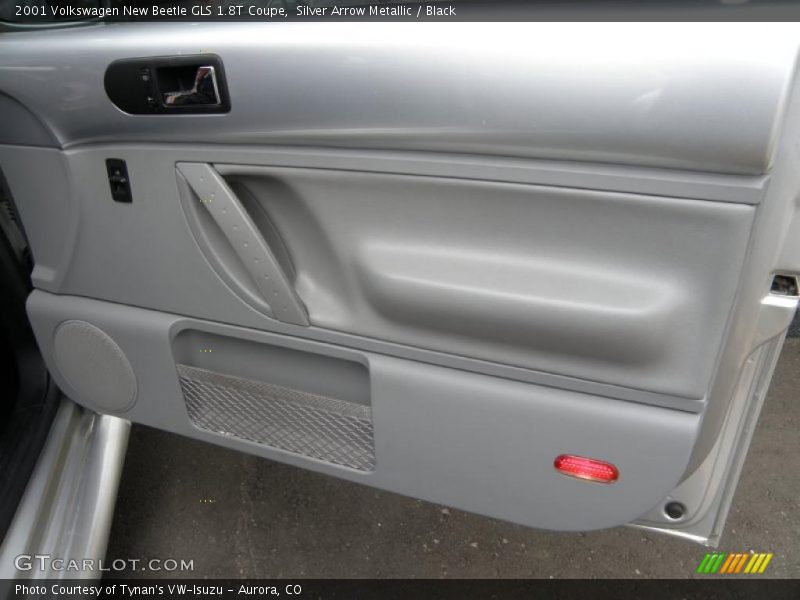 Silver Arrow Metallic / Black 2001 Volkswagen New Beetle GLS 1.8T Coupe