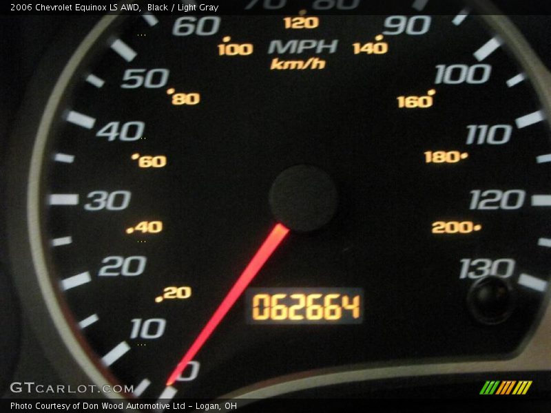 Black / Light Gray 2006 Chevrolet Equinox LS AWD
