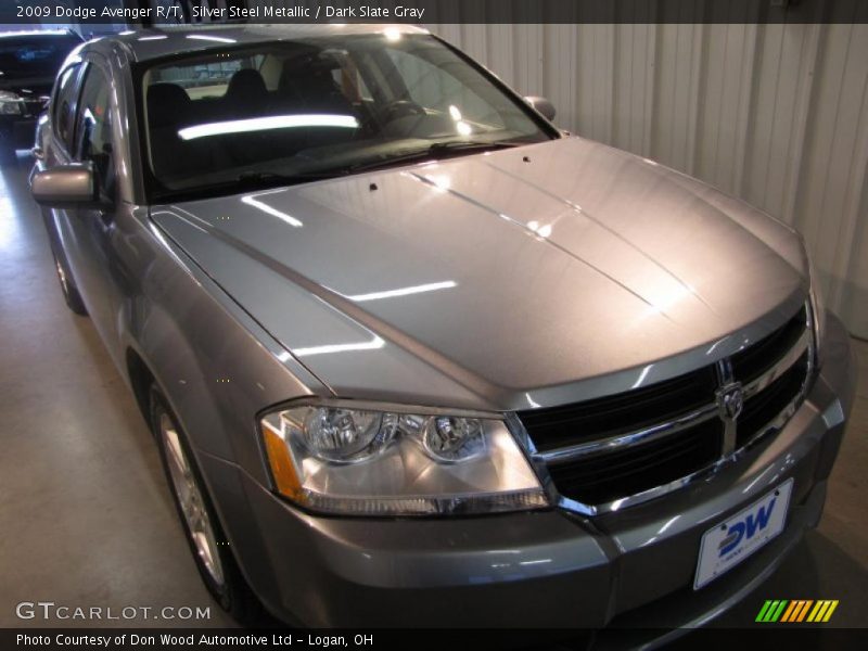 Silver Steel Metallic / Dark Slate Gray 2009 Dodge Avenger R/T