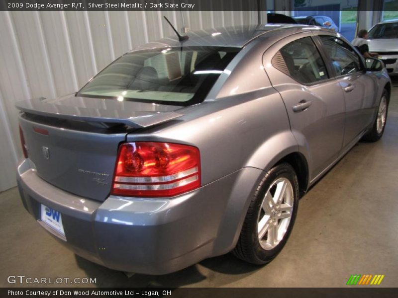 Silver Steel Metallic / Dark Slate Gray 2009 Dodge Avenger R/T