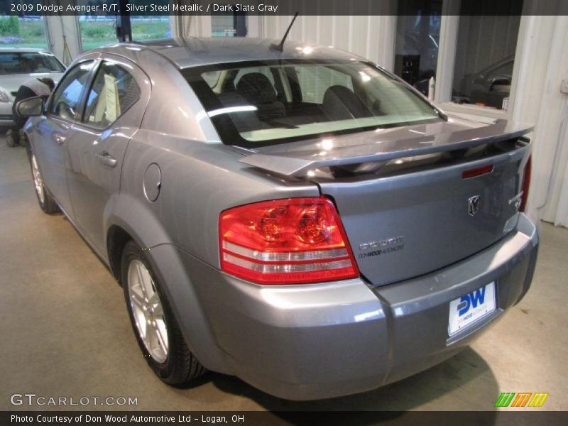 Silver Steel Metallic / Dark Slate Gray 2009 Dodge Avenger R/T