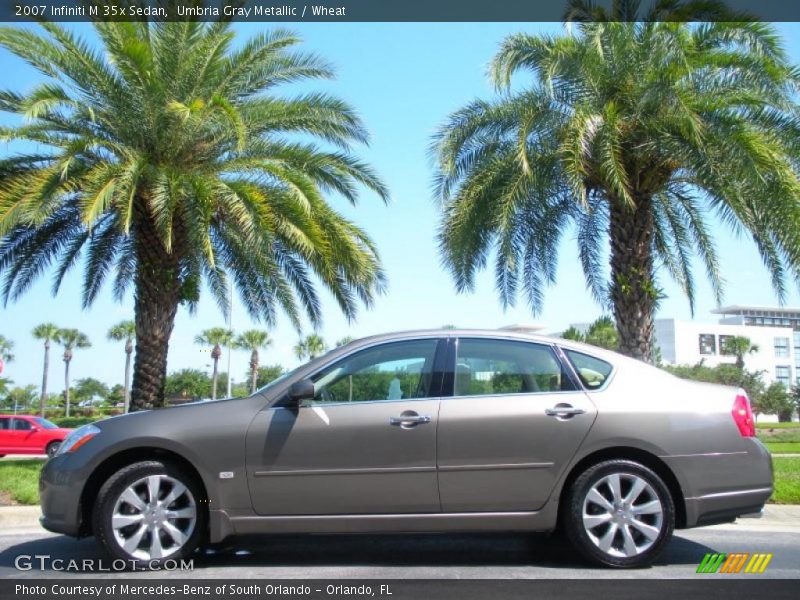 Umbria Gray Metallic / Wheat 2007 Infiniti M 35x Sedan