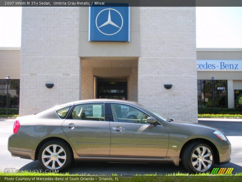 Umbria Gray Metallic / Wheat 2007 Infiniti M 35x Sedan