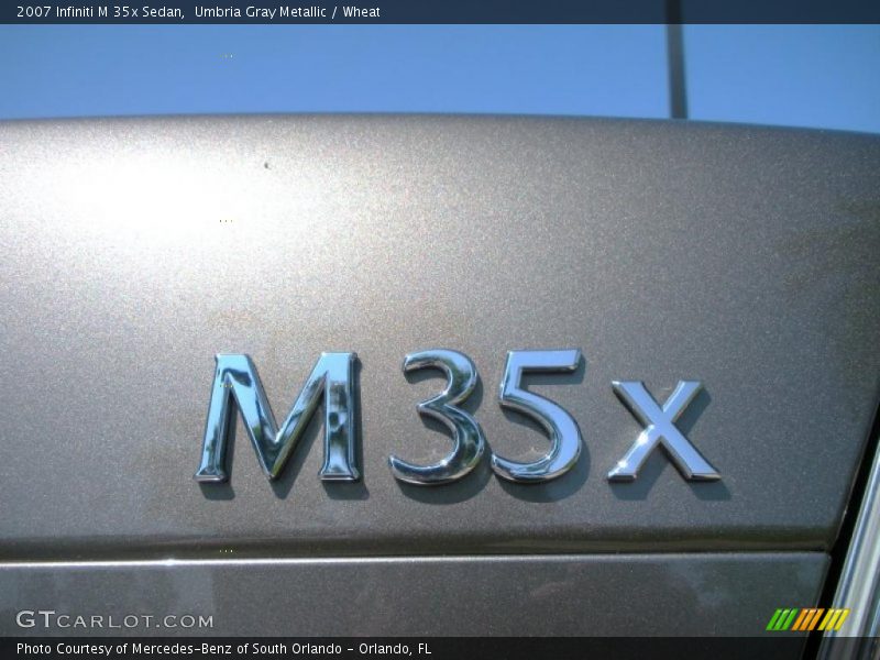 Umbria Gray Metallic / Wheat 2007 Infiniti M 35x Sedan