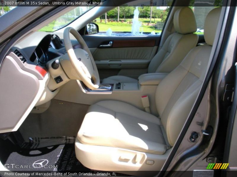 Umbria Gray Metallic / Wheat 2007 Infiniti M 35x Sedan