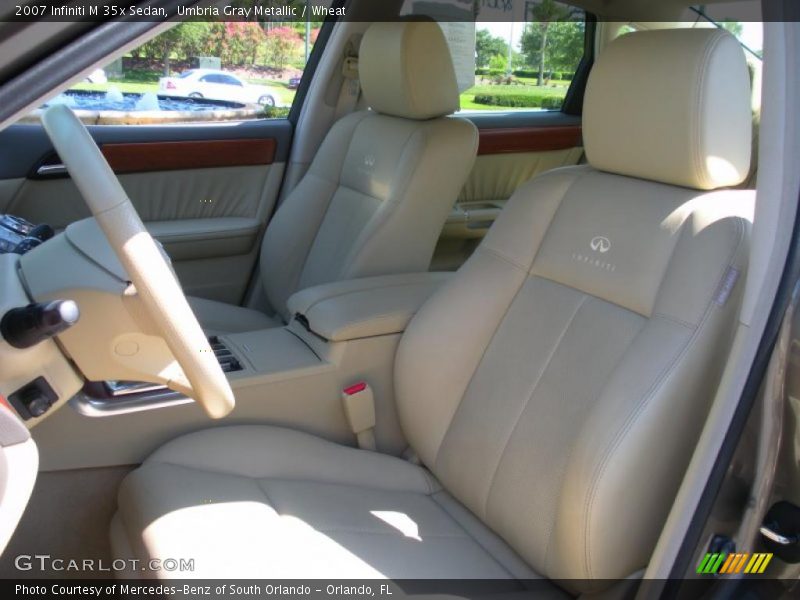 Umbria Gray Metallic / Wheat 2007 Infiniti M 35x Sedan