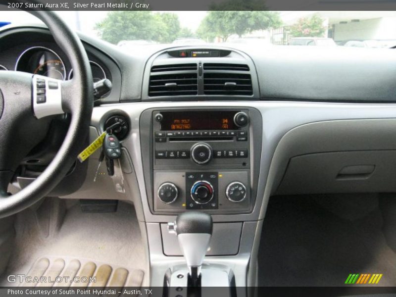 Silver Pearl Metallic / Gray 2007 Saturn Aura XE