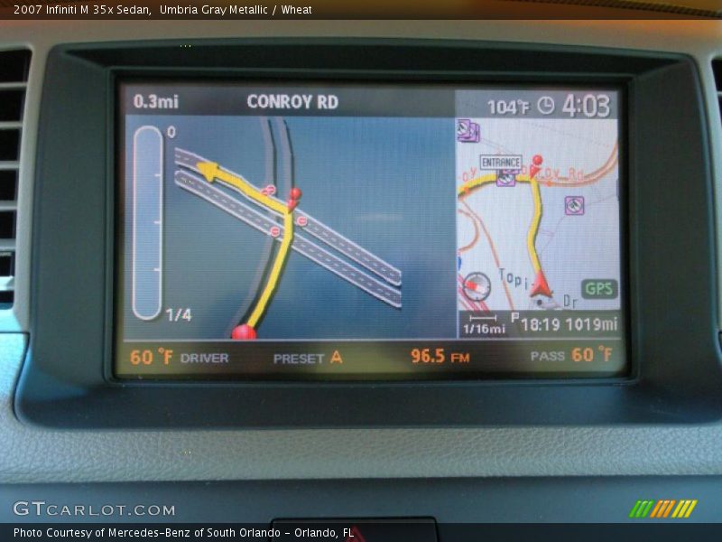 Umbria Gray Metallic / Wheat 2007 Infiniti M 35x Sedan