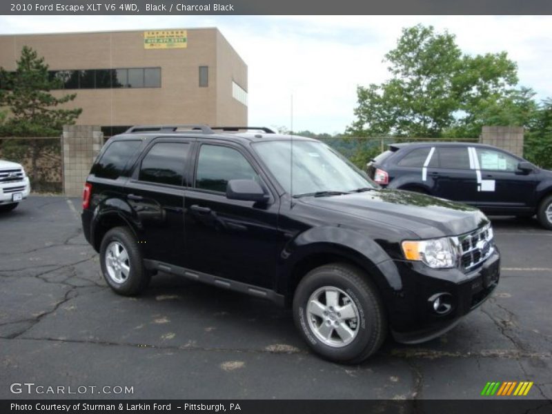 Black / Charcoal Black 2010 Ford Escape XLT V6 4WD