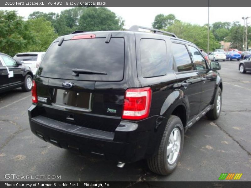 Black / Charcoal Black 2010 Ford Escape XLT V6 4WD