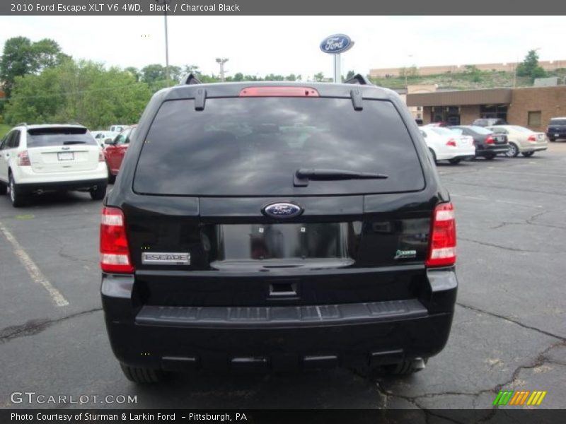 Black / Charcoal Black 2010 Ford Escape XLT V6 4WD