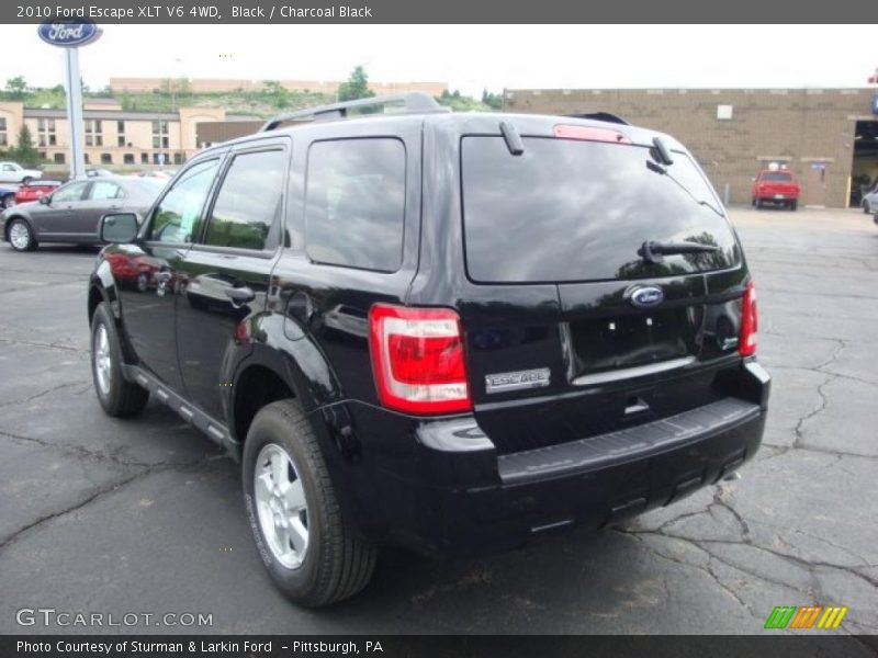 Black / Charcoal Black 2010 Ford Escape XLT V6 4WD