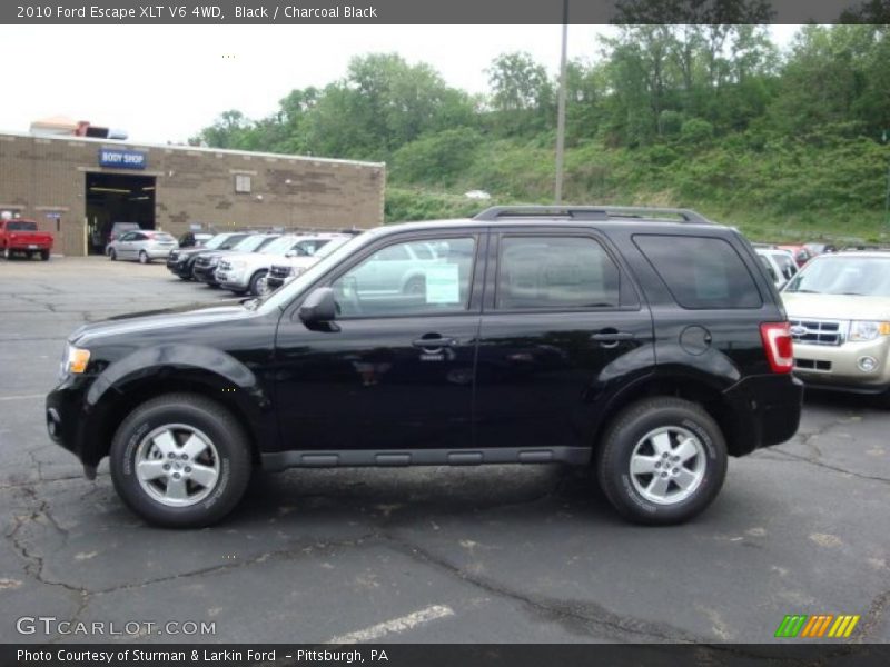 Black / Charcoal Black 2010 Ford Escape XLT V6 4WD