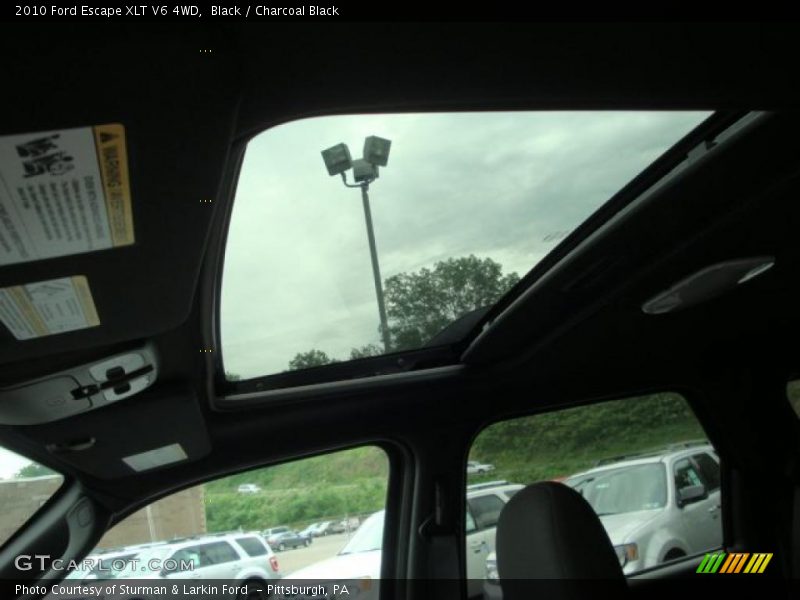 Black / Charcoal Black 2010 Ford Escape XLT V6 4WD