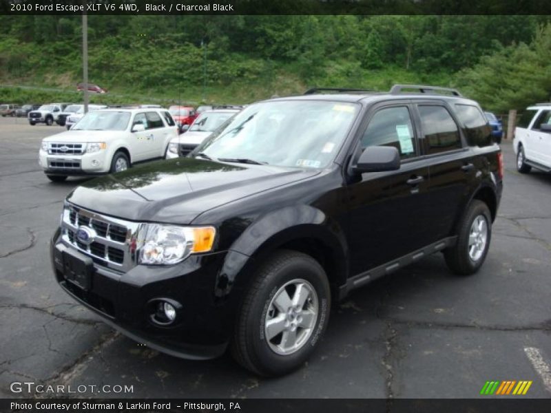 Black / Charcoal Black 2010 Ford Escape XLT V6 4WD