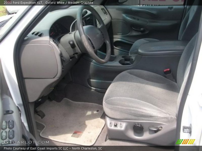 Oxford White / Medium Graphite 2000 Ford Expedition XLT