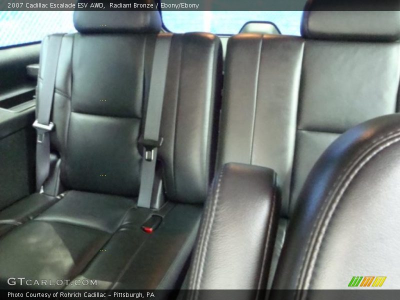 Radiant Bronze / Ebony/Ebony 2007 Cadillac Escalade ESV AWD
