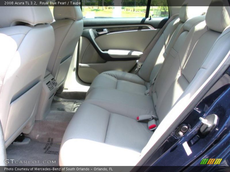 Royal Blue Pearl / Taupe 2008 Acura TL 3.2