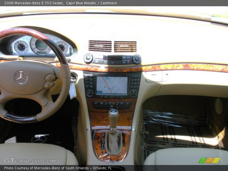 Capri Blue Metallic / Cashmere 2008 Mercedes-Benz E 350 Sedan