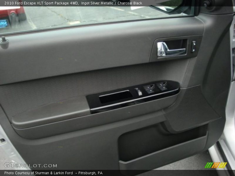 Ingot Silver Metallic / Charcoal Black 2010 Ford Escape XLT Sport Package 4WD