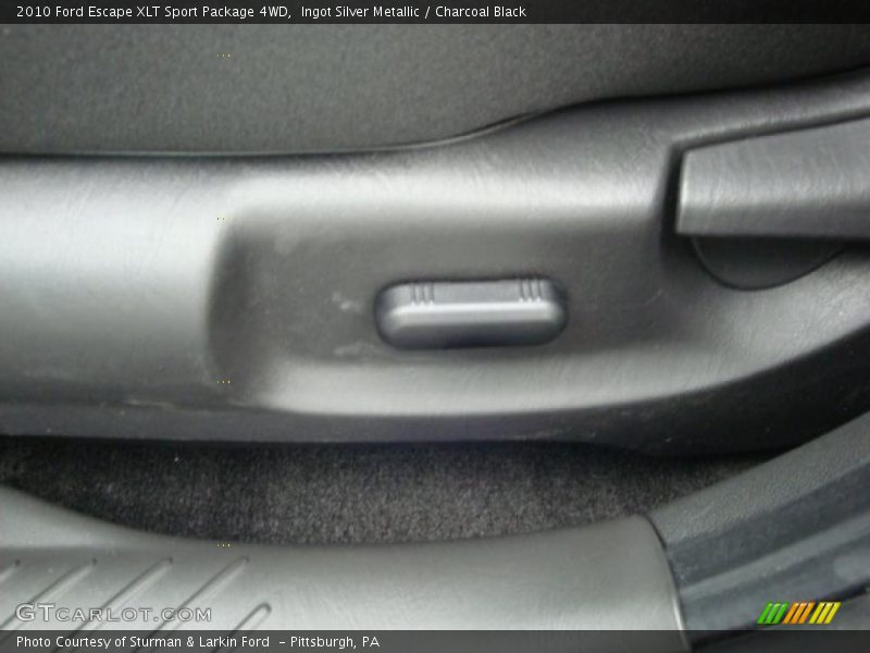 Ingot Silver Metallic / Charcoal Black 2010 Ford Escape XLT Sport Package 4WD