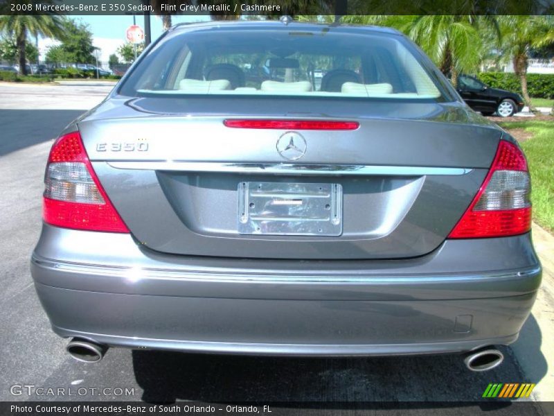 Flint Grey Metallic / Cashmere 2008 Mercedes-Benz E 350 Sedan