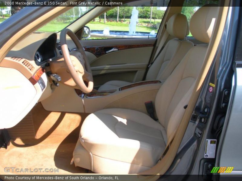 Flint Grey Metallic / Cashmere 2008 Mercedes-Benz E 350 Sedan