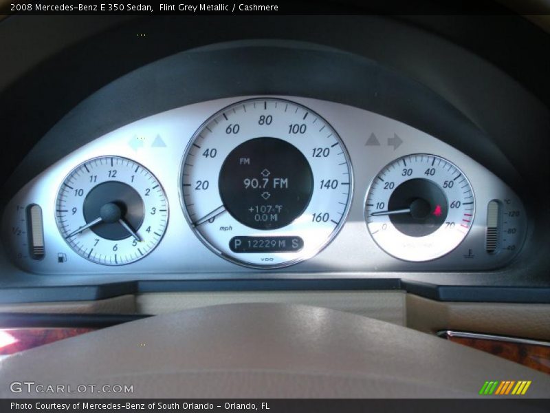 Flint Grey Metallic / Cashmere 2008 Mercedes-Benz E 350 Sedan