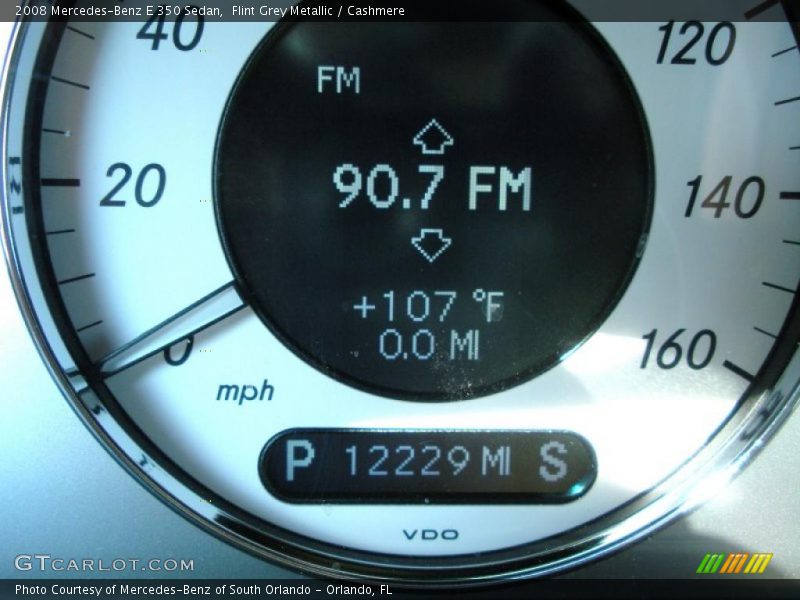 Flint Grey Metallic / Cashmere 2008 Mercedes-Benz E 350 Sedan
