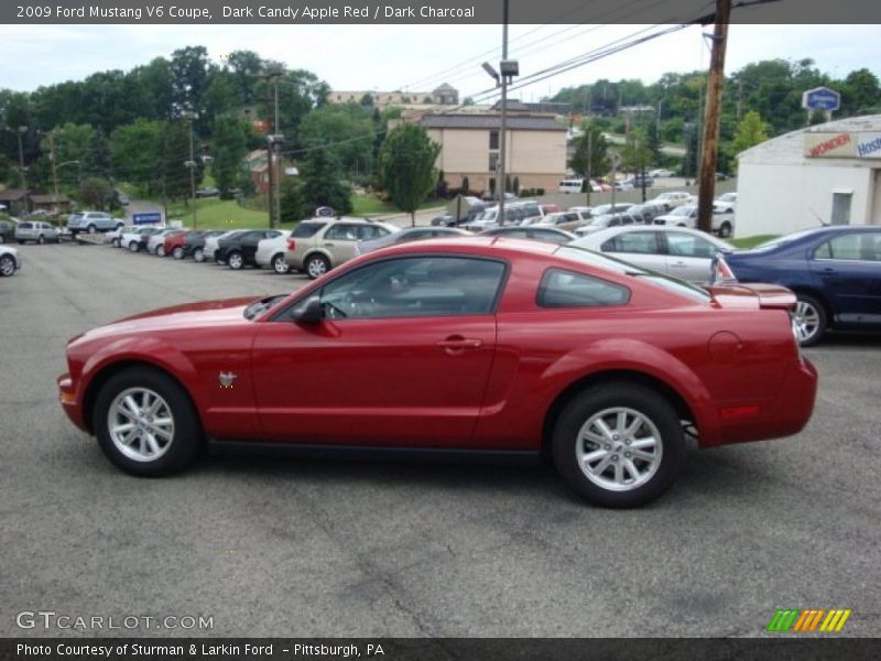 Dark Candy Apple Red / Dark Charcoal 2009 Ford Mustang V6 Coupe