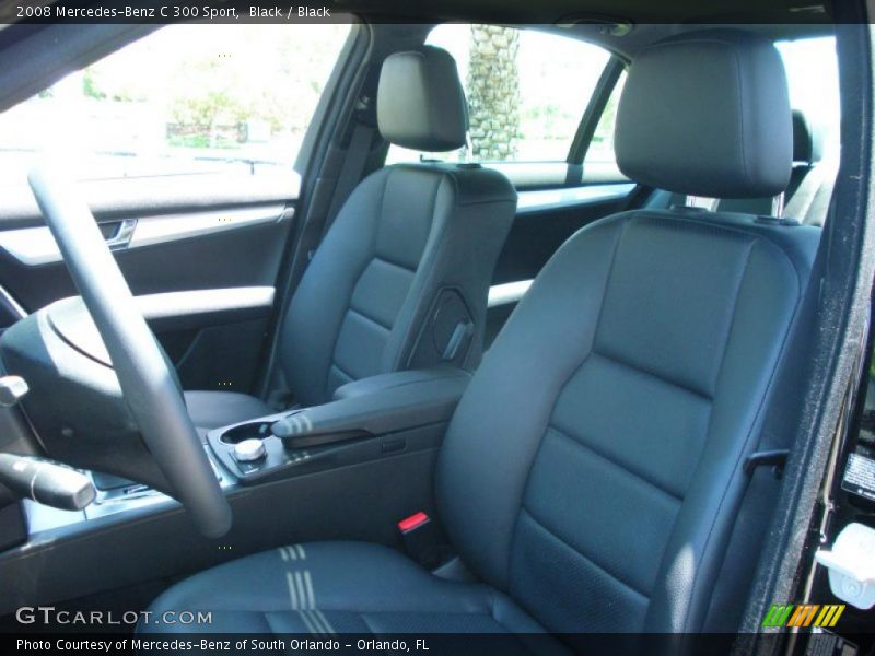 Black / Black 2008 Mercedes-Benz C 300 Sport