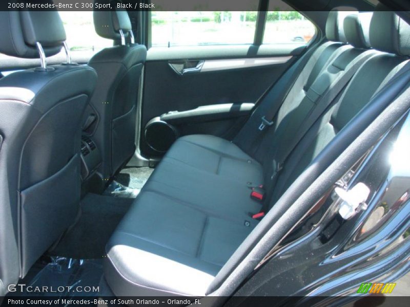 Black / Black 2008 Mercedes-Benz C 300 Sport
