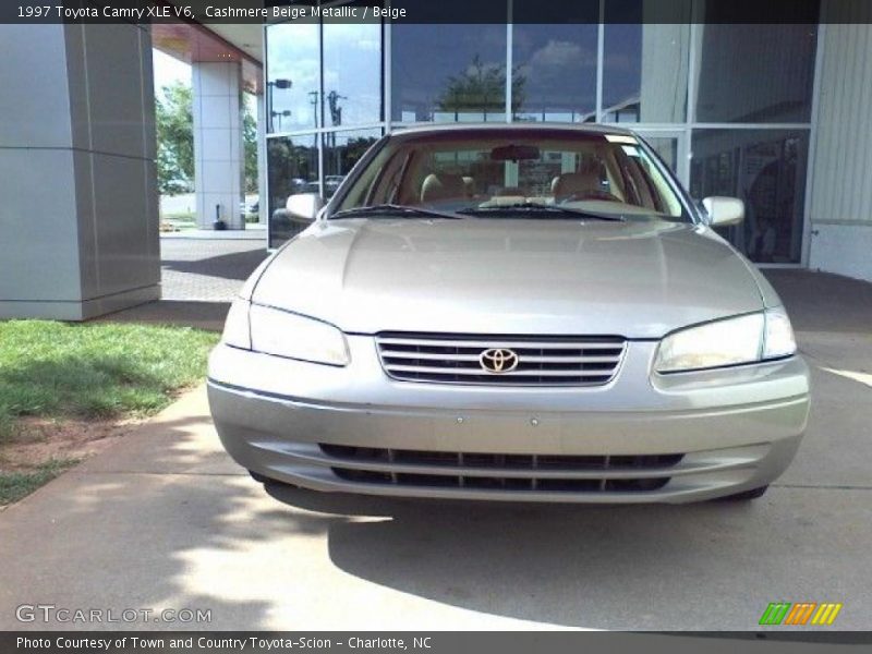 Cashmere Beige Metallic / Beige 1997 Toyota Camry XLE V6