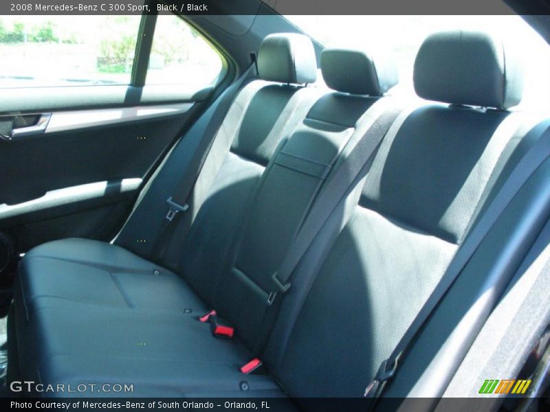 Black / Black 2008 Mercedes-Benz C 300 Sport