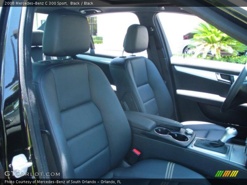 Black / Black 2008 Mercedes-Benz C 300 Sport